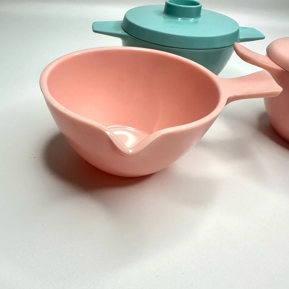 Vintage Mid-Century Modern Melmac Serving Set 3 Pieces 1950s